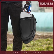 [bigbag.sg] Waterproof Bike Rear Rack Bag PU Bicycle Panniers Reflective Bicycle Accessories