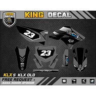 Decal KLX OLD DECAL KLX S DECAL STICKER KLX 22
