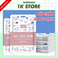 Convenient Disposable Bedding Set, Replacement Bedding for Hotels and Travel