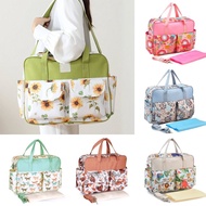 LORRY6 Large Capacity Baby Diaper Bag Fashion Printing Waterproof Stroller Nappy Bags Outdoor Changing Bags Mommy Handbag