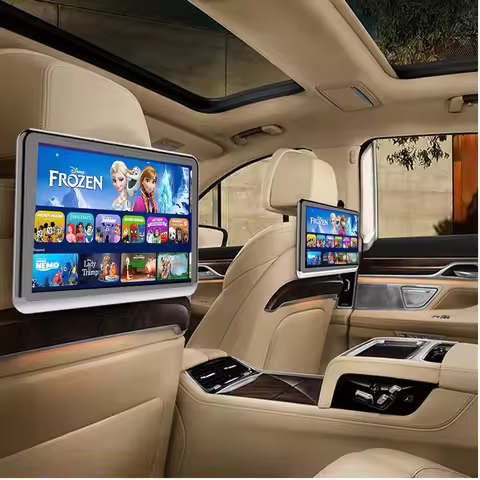 10.1 Inch IPS Car Headrest Monitor Android 9.0 Video Player 4K HD 1080P Support WIFI/HDMI/USB/TF/BT