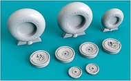 Leskit RSK72-0331 1/72 Dornier Do335A Poufile, Weight: Deformed Wheel, Plastic Model Parts