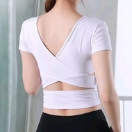 Pilates Gym Fitness Gymnastics Top - Top SportsWanita