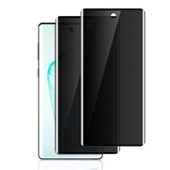 AUOVIEE กระจกนิรภัยป้องกันการสอดแนมสำหรับ Samsung Galaxy Note 20 S21 Ultra S20 Note 10 Plus A51 A71ป้องกันความเป็นส่วนตัวแบบเต็มรูปแบบป้องกันหน้าจอ