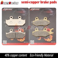 Motorcycle Front Rear Brake Pads For CAGIVA Canyon 500 600 1996-2000 E 900 Elefant Dakar Rep ie Luck