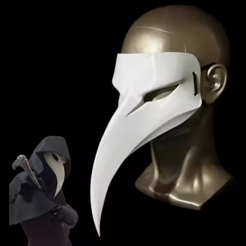 SCP Foundation SCP-049-J The Plague Fellow Mask Doctor Schnabel Facepiece Masquerade Halloween Cospl
