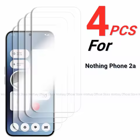 2/4PCS Screen Protector For Nothing Phone 2a Tempered Glass Nothing Phone 2a Full Glue Screen Protec