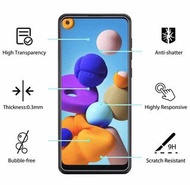 Samsung Galaxy A21s 透明鋼化防爆玻璃 保護貼 9H Hardness HD Clear Tempered Glass Screen Protector (包除塵淸㓗套裝）(Clea
