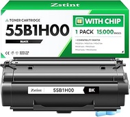 55B1H00 Toner Cartridge with Chip Replacement for Lexmark 55B1H00 55B1000 Compatible with Lexmark MS
