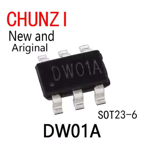 50PCS New and Original DW01 SOT23-6 Mobile DW01D DW01A