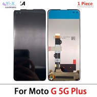 ดิจิไทเซอร์หน้าจอสัมผัสจอแสดงผล LCD ใหม่1ชิ้น Motorola Moto G แทนการประกอบสำหรับ5G Plus 5G G22 G31 G