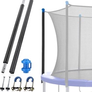 Curved Rod Trampoline Foot and Straight Rod Reinforced 16 Fence Accessories Frame 8FT-Safe Suitable 