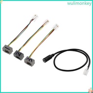 WU 3 5mm Smartphone Adapter Cable Jack to 4P4C RJ9 RJ10 Headset Office Phone