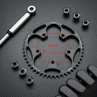 VXM 110BCD Narrow-Wide Chainring for Shimano R7000/R8000/R9100/R9000 4700/5800/6800 + 5 Disc Screws 
