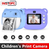 Kids Camera Instant Print HD 1080p Digital Camera Instant Print Camera (Purple/Pink/Blue/Green)