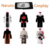 Men Kids Naruto Halloween Cosplay Cloak Clothes Jacket Uzumaki Akatsuki Haruno Sakura