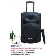 Ricson Multi-function Portable Mobile Bar Battery Speaker A12-1BT