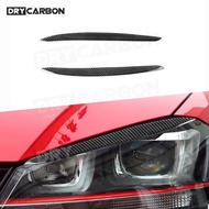 Car Headlight Eyebrow Eyelids Cover Trim for Volkswagen Passat B6 3C for Golf 6 VI MK6 for Golf 7 MK