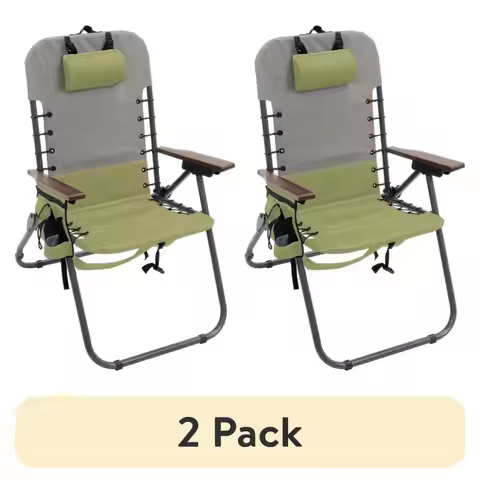 Adult Bungee Backpack Chair - Moss Green