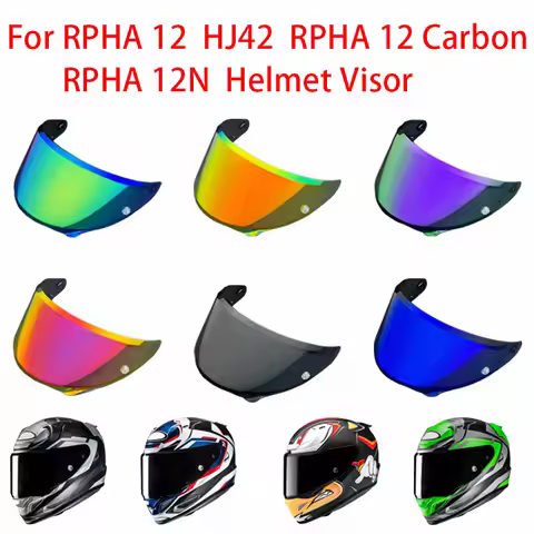 Rpha12 N Visor for HJC RPHA 12 RPHA 12 Carbon HJ42 Helmet Lens Viseira Capacete High Clarity UV Prot