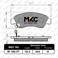 ผ้าเบรคหน้า หลัง HONDA CITY ฮอนด้า ซิตี้  ปี1996-ON CNGGM2GM6iVTECiDSI 1.0TURBO ผ้าเบรก MKC / ผ้าเบร