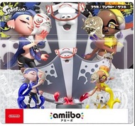 (全新) Switch Amiibo Figure: 魚漿幫三人組- 莎莎 + 曼曼 + 鬼福 (Splatoon 3 漆彈大作戰 3 斯普拉遁 3)
