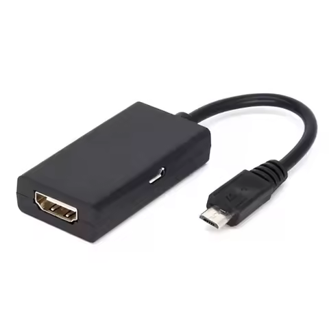 Micro USB 5Pin to With HDMI Converter for MHL Dongle Android Smart Phone to HDTV Projector Monitor10