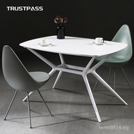 Modern Simple Table Eames Rectangular Nordic Small Apartment Plastic Household Eating Combination Di