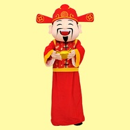 Kostum Maskot Kartun Dewa Fortune Zodiak Tahun Kuda Maskot Tahun Kuda Kostum Mewah Pakaian Tahun Ber