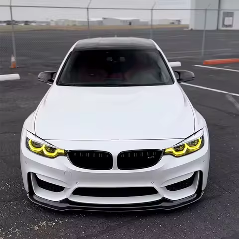 Yellow Lemon DRL For 2018 2020 BMW M3 F80 M4 F82 F36 LCI 430i 440i Angel Eyes multicolor LED Daytime