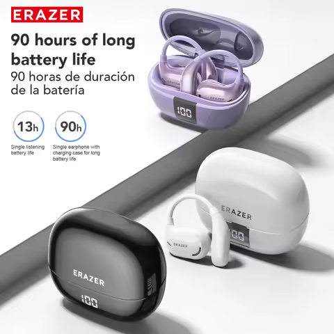 AI Translation Earphones ERAZER XT66Pro Wireless Earbuds Low Latency Features Battery Indicator For 