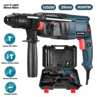 HYTOBP Mesin Bor Bobok Beton 1050W Rotary Hammer Drill 26 DRE Dengan 3 Fungsi Bobok Beton with 5 Mat