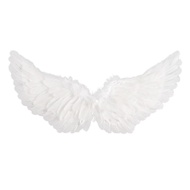 Bodhiwish Eye-catching Feather Wings Exquisite Angel Wings Handmade White Feather Angel Wings Small 