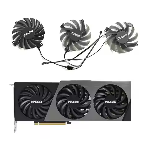 New 3FAN 4PIN CF-12910S CF-12915S RTX4070 4070TI GPU Fan for INNO3D GeForce RTX4070 4070ti X3 OC Gra