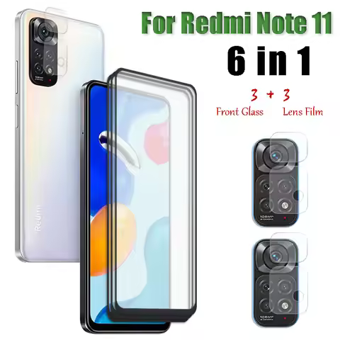 Tempered Glass For Xiaomi Redmi Note 11 Pro Plus 5G 11S 11E Global Screen Protector Camera Lens Film