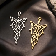 MYSHAPE Arwen Evenstar Pendant for Jewelry Sacred Geometric DIY Charms Blessings Symbol Stainless St