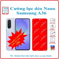 Toughened flexible screen protector for Samsung A36 phone