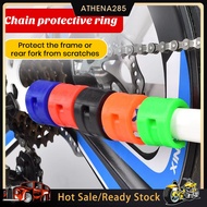 Athena+ 4Pcs Chainstay Protector MTB Bike Chain Stay Guards Wear Resistant Ultralight Easy to Install MTB Frame Protector Protective Gear