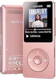 AGPTEK A02 MP3 Player with Bluetooth 5.3, 1.8 inch Screen Portable Music Player with Speaker, FM Rad