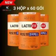 Lacto Fit Core MAX màu cam | 3 hộp X 60 gói | Men vi sinh lactofit