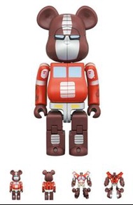 全新🔥旺角店 現貨🔥Medicom 200% RED OPTIMUS PRIME X BAPE Transformers BEARBRICK 變形金剛 柯柏文 200% 猿人迷彩 紅色 Be@rbri
