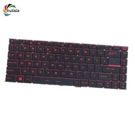 [chulisia] US Keyboard Keypad US Layout Backlight Red Notebook Keyboard for MSI GF63 GF63 8RC GF63 8