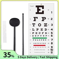 Eye Chart, Eye Chart No Fading for School Home Physical Examination Center Visual Acuity Measuring E