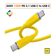 AOHI 140W PD 3.1 USB C to USB C Fast-charging Silky Cable | Super Soft Silicone