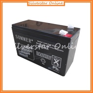 Sommer 12V 7AH Rechargeable Seal Lead Acid Battery For Autogate Alarm UPS