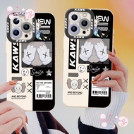 For IPhone 15 13 11 16 12 14 Pro Max 7 8 16 15 Plus XR XS X SE Fashion Brand Couple Fierce Bear Ange