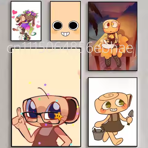 FOR Brawl Stars Shelly Poster HD Anime Hot Theme Singer/OST/Movie-Waterproof Self-Stick Home Decor