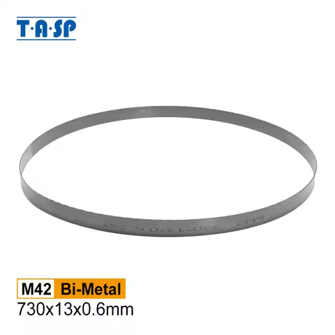 TASP 730mm M42 Bimetal Portable Band Saw Blade, 730x13x0.6mm 18 TPI 24 TPI, for Panasonic EY45A5XT32