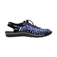 Keen รองเท้าผู้ชาย รุ่น UNEEK FLAT (BLACK/TILLANDSIA PURPLE)