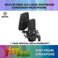 BOYA BY-M800 XLR Large Diaphragm Condenser Microphone (For Studio Vocal Recording)